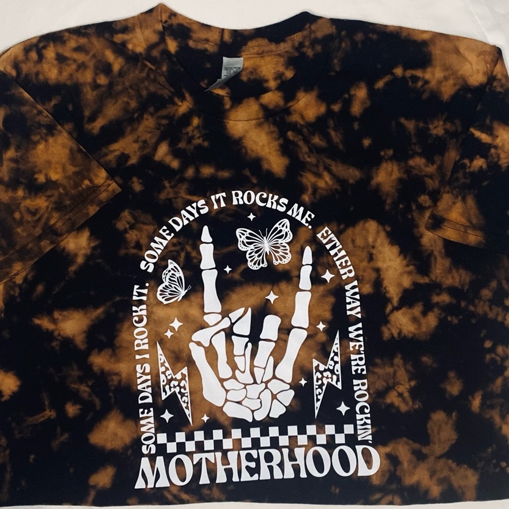 Motherhood Somedays it Rocks Me Tee